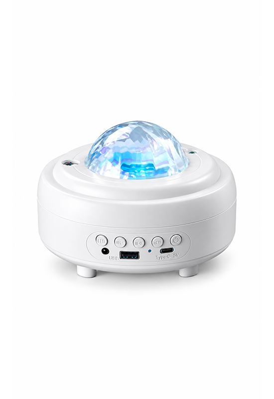 Aurora Star Projector with Bluetooth Speaker, Galaxy Night Light & Starry Sky Projector